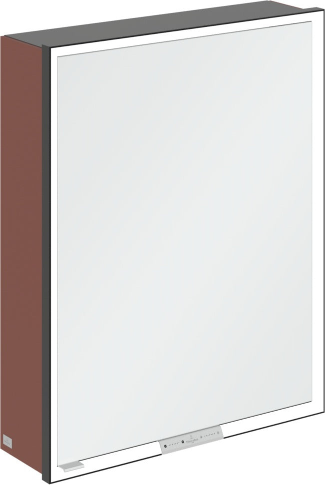 Villeroy & Boch Spiegelschrank My View+ B48110 1000 mm Graphite mit LED-Beleuchtung und SoftClosing