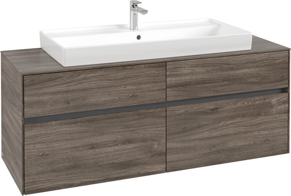 Villeroy & Boch Waschtischunterschrank Collaro C09200 1400 mm Stone Oak mit 4 Auszügen