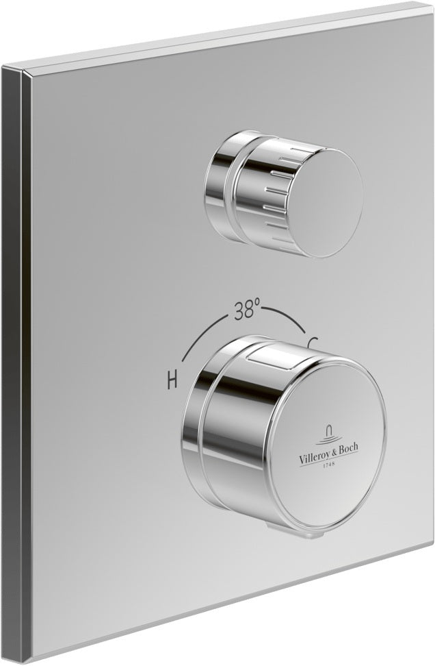 Villeroy & Boch Unterputz-Thermostat Universal Taps & Fittings TVS000039000 Eckig Chrom