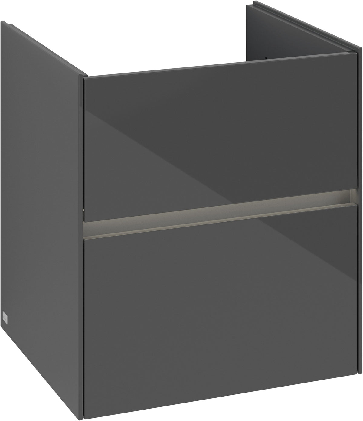 Villeroy & Boch Collaro Waschtischunterschrank C142 B0, 561 mm, Glossy White, mit LED-Beleuchtung