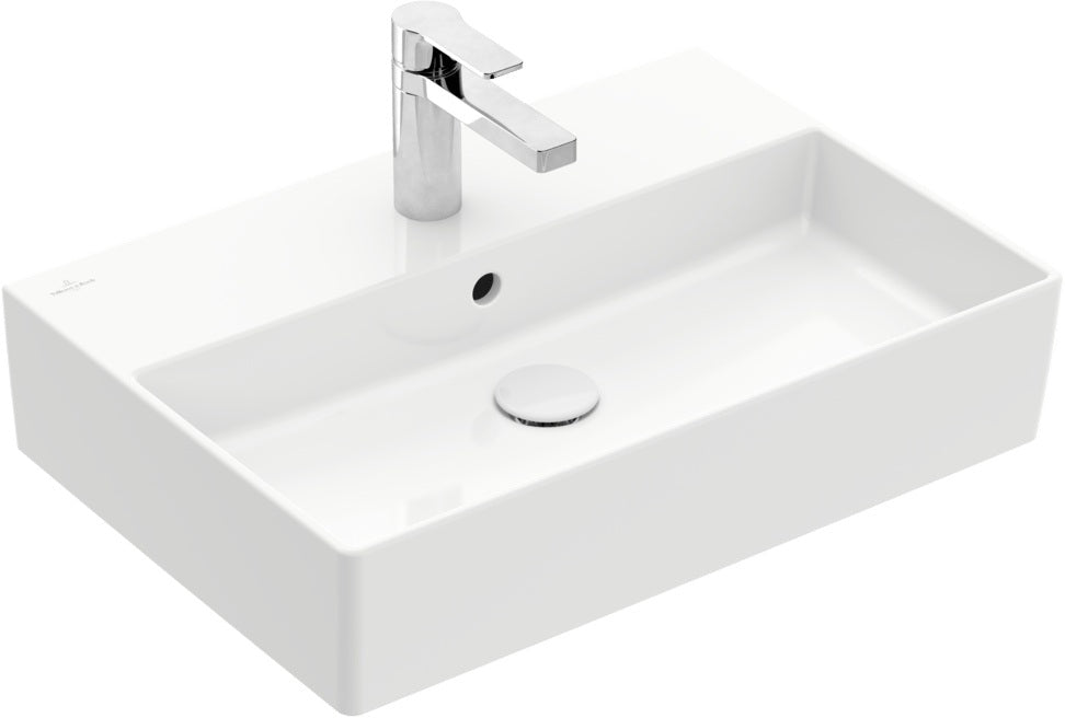 Villeroy & Boch Wandwaschbecken Memento 2.0 4A2260 600x420mm Rechteck Weiß Alpin TitanCeram