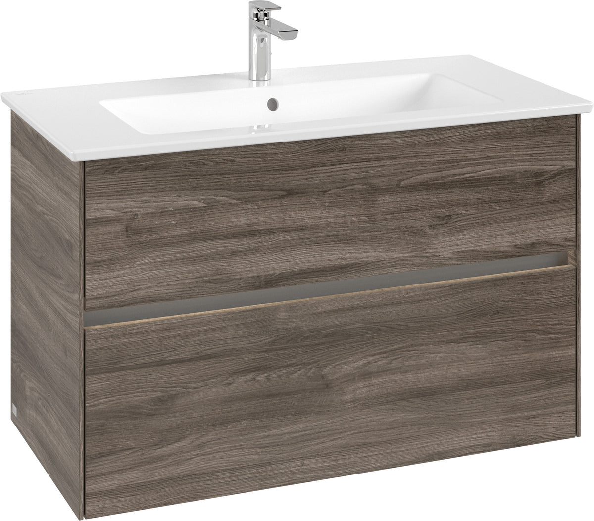 Villeroy & Boch Waschtischunterschrank Collaro C145 B0, 961 mm, White Matt, mit LED-Beleuchtung