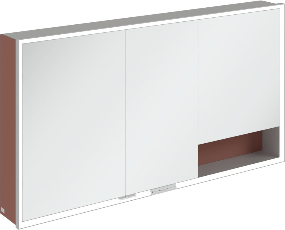 Villeroy & Boch My View+ Spiegelschrank 1400 mm Graphite – mit Beleuchtung & Sensordimmer