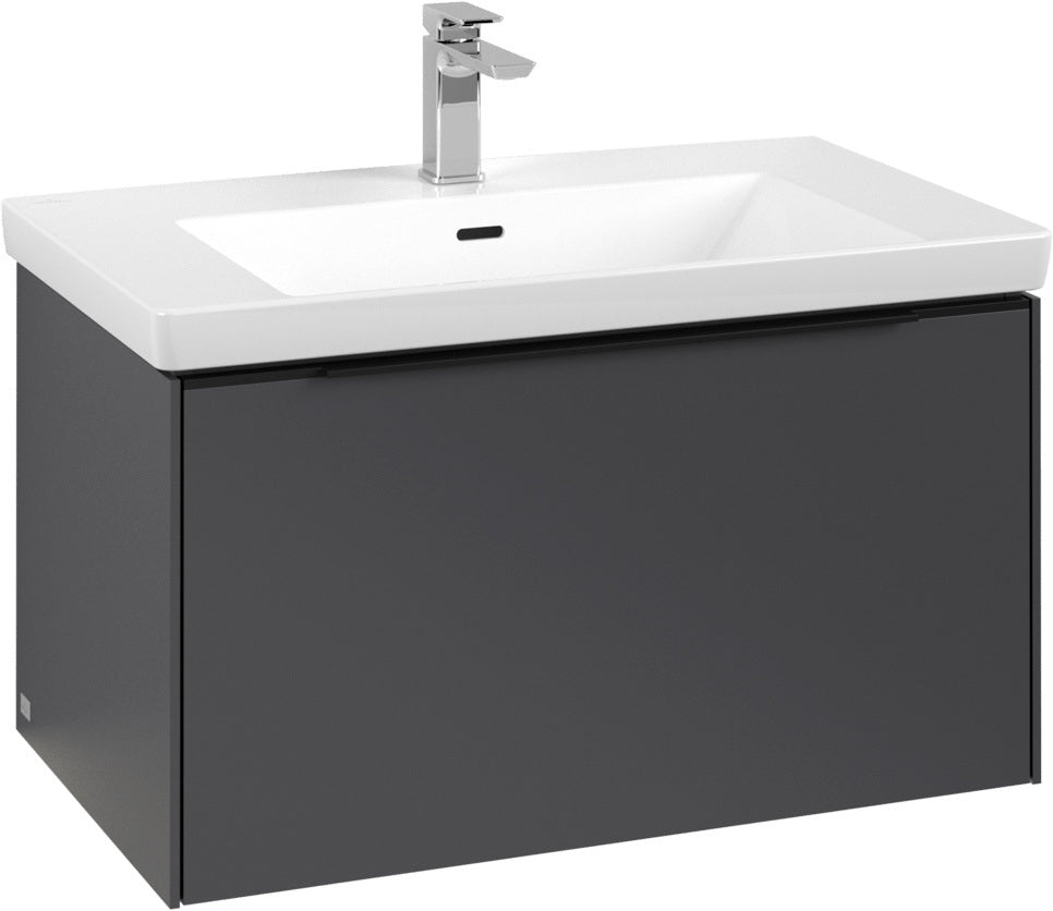Villeroy & Boch Waschtischunterschrank Subway 3.0 C 573L0 Brilliant White mit Beleuchtung