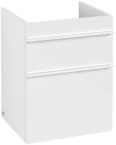 Villeroy & Boch Waschtischunterschrank VENTICELLO 466 mm Eiche Santana Oak mit 2 Auszügen und Griffleiste in Chrom