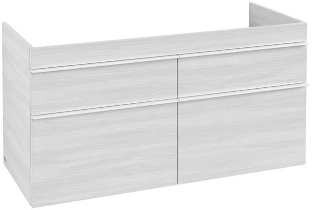 Villeroy & Boch VENTICELLO Waschtischunterschrank 1153 mm Santana Oak mit 4 Auszügen und Glasabtrennungen