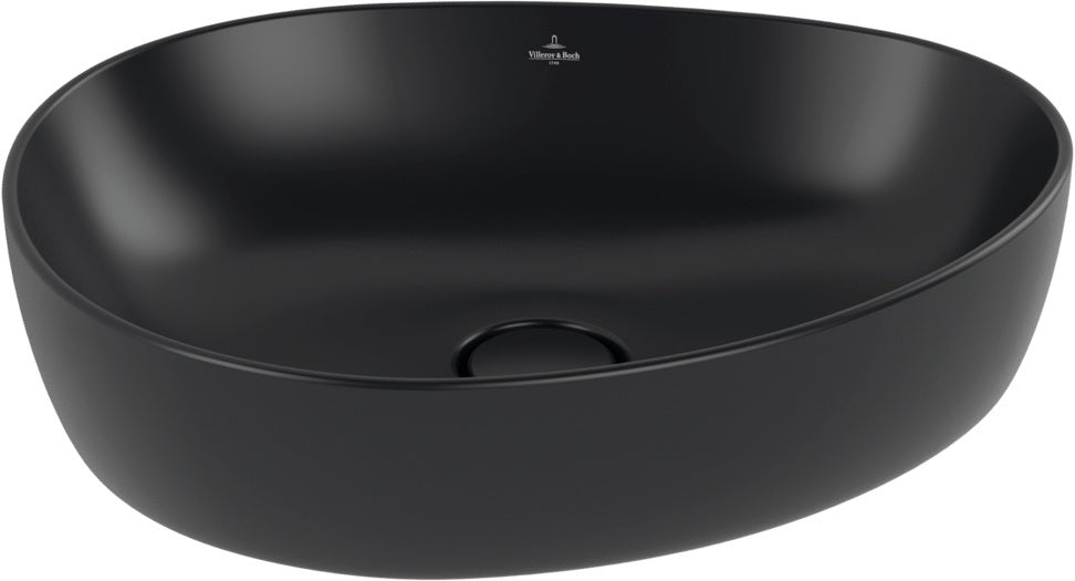 Villeroy & Boch Aufsatzwaschbecken Antao 4A7240 asymmetrisch Almond CeramicPlus 400 mm