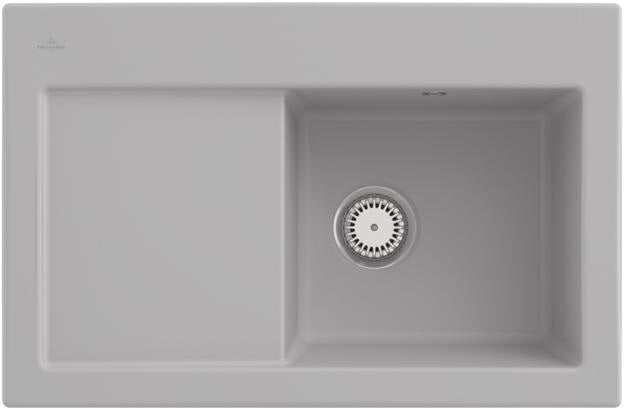 Villeroy & Boch Subway 45 Einbauspüle 780x510mm Keramik Ivory CeramicPlus