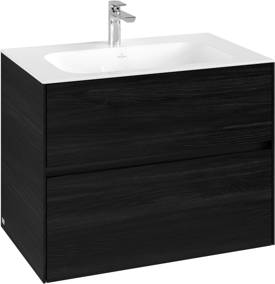 Villeroy & Boch Waschbeckenunterschrank Collaro C13800 White Oak – 796 mm, 2 Auszüge, SoftClosing
