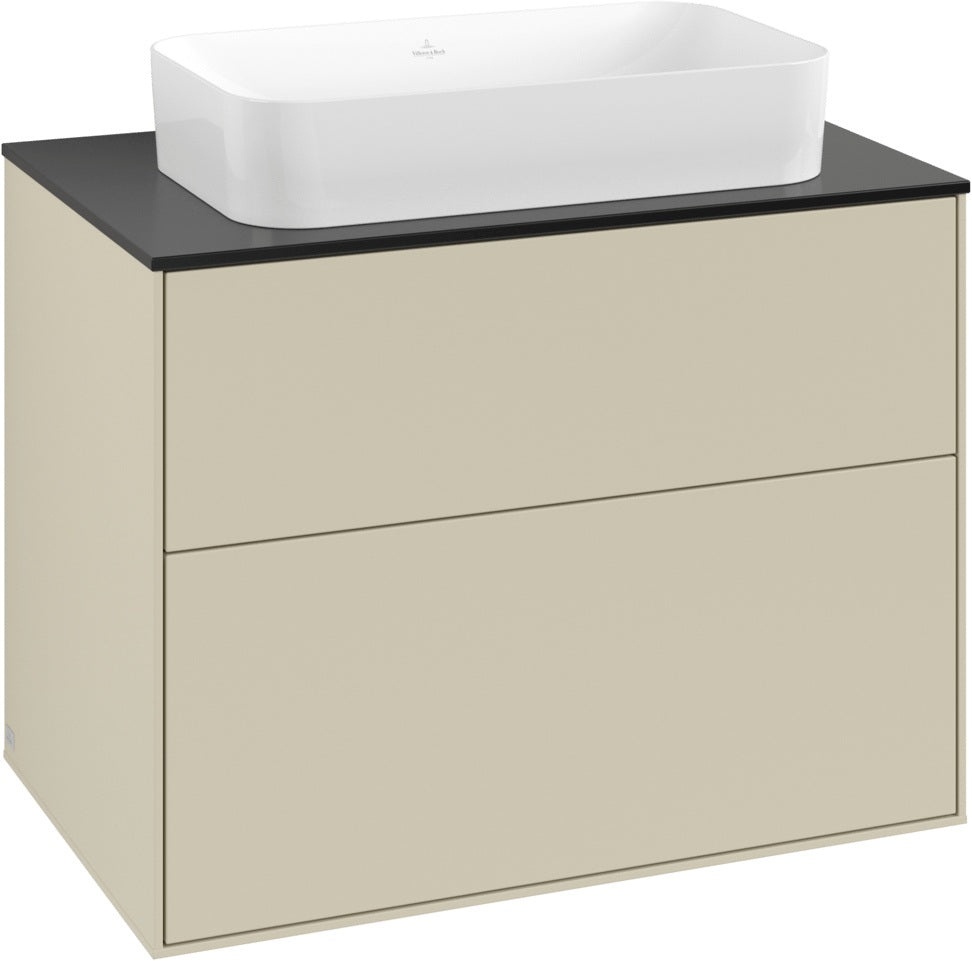 Villeroy & Boch Waschtischunterschrank Finion F6310 800 mm Glossy White Lacquer