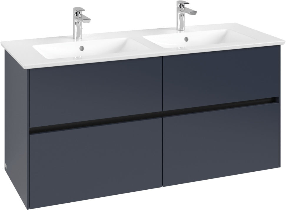 Villeroy & Boch Waschtischunterschrank Collaro C147 B0 1261 mm White Oak mit LED-Beleuchtung