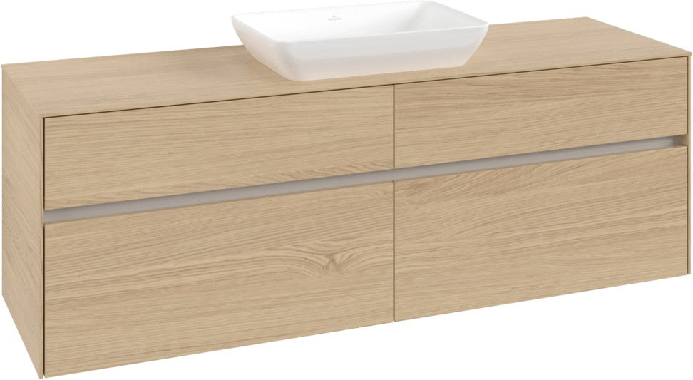 Villeroy & Boch Waschtischunterschrank Collaro C12000 1600 mm Kansas Oak mit 4 Auszügen