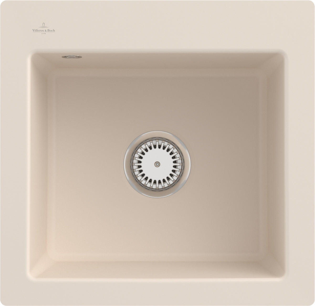 Villeroy & Boch Subway 50 S flat Flächenbündige Spüle 490x475mm Weiß Alpin CeramicPlus