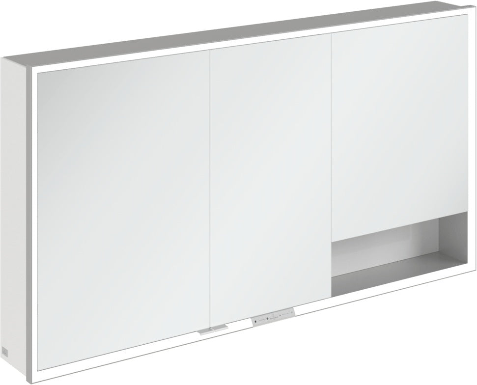 Villeroy & Boch My View+ Spiegelschrank 1400 mm Graphite – mit Beleuchtung & Sensordimmer