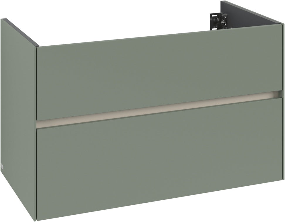 Villeroy & Boch Waschbeckenunterschrank Collaro C13900 in White Oak – 996 mm, 2 Auszüge, SoftClosing