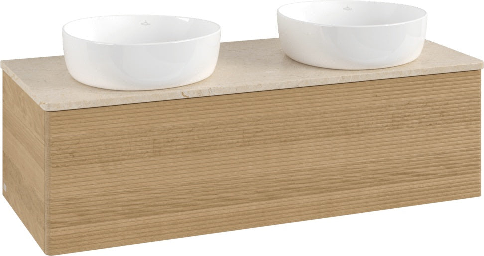 Villeroy & Boch Waschbeckenunterschrank Antao K35113 1200 mm Warm Walnut mit Auszug