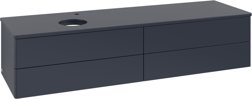 Villeroy & Boch Antao Waschtischunterschrank 1600 mm Midnight Blue Matt mit 4 Auszügen