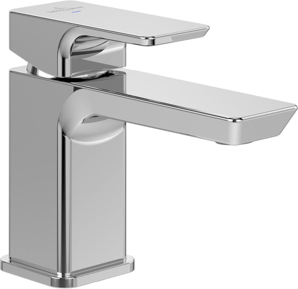 Villeroy & Boch Subway 3.0 Waschbeckenarmatur TVW11 2006000 – Eckig, Chrom, Kalt- & Warmwasser