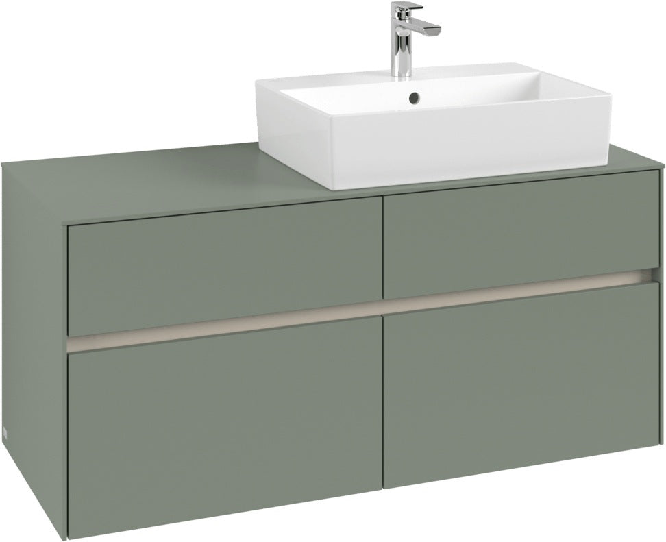 Villeroy & Boch Waschtischunterschrank Collaro C130 B0 1200 mm White Oak mit Beleuchtung