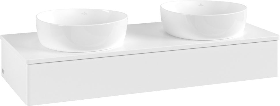 Villeroy & Boch Waschtischunterschrank Antao 1200 mm White Matt Lacquer mit LED-Beleuchtung