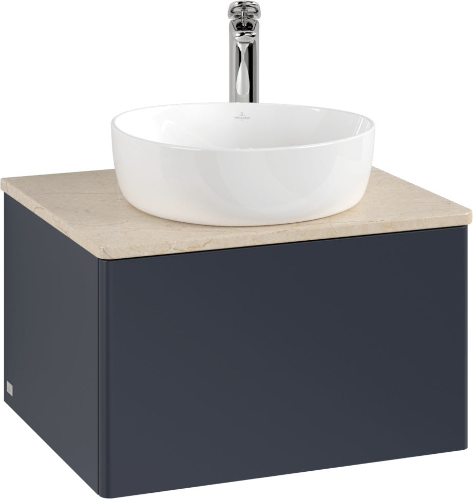 Villeroy & Boch Antao Waschtischunterschrank 600 mm Anthracite Matt Lacquer mit LED-Auszugsbeleuchtung