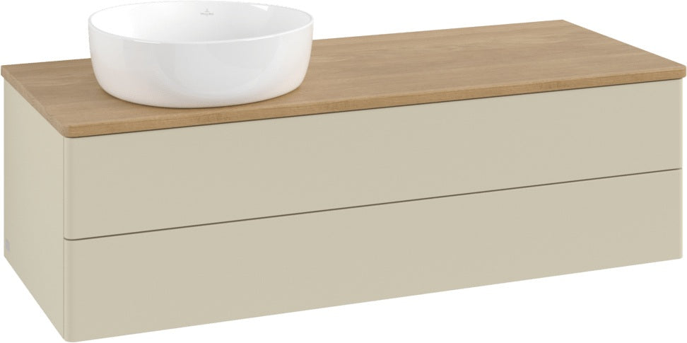 Villeroy & Boch Antao Waschtischunterschrank 1200 mm Anthrazit Matt mit Beleuchtung