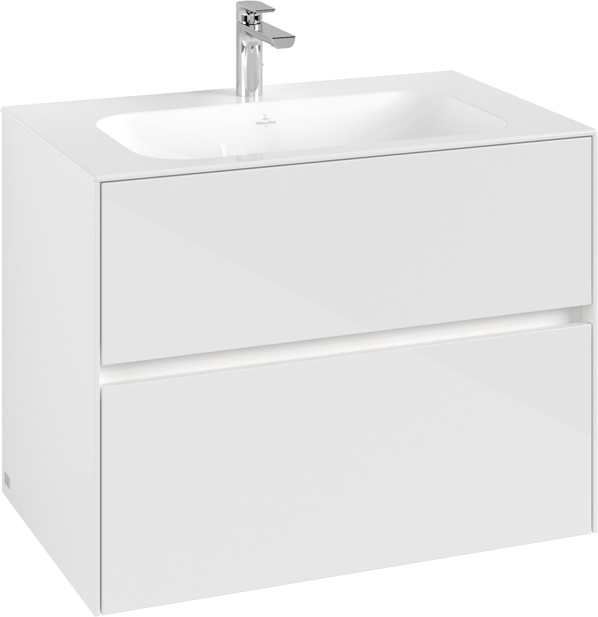 Villeroy & Boch Waschbeckenunterschrank Collaro C13800 White Oak – 796 mm, 2 Auszüge, SoftClosing