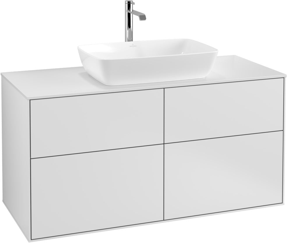 Villeroy & Boch Finion Waschtischunterschrank 1200 mm Glossy White Lacquer mit SoftClosing