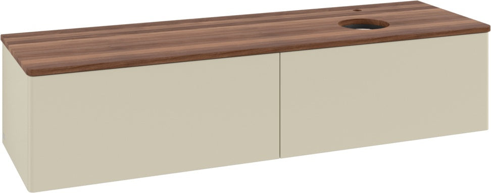 Villeroy & Boch Waschtischunterschrank Antao K38051 1600 mm Glossy White mit 2 Auszügen