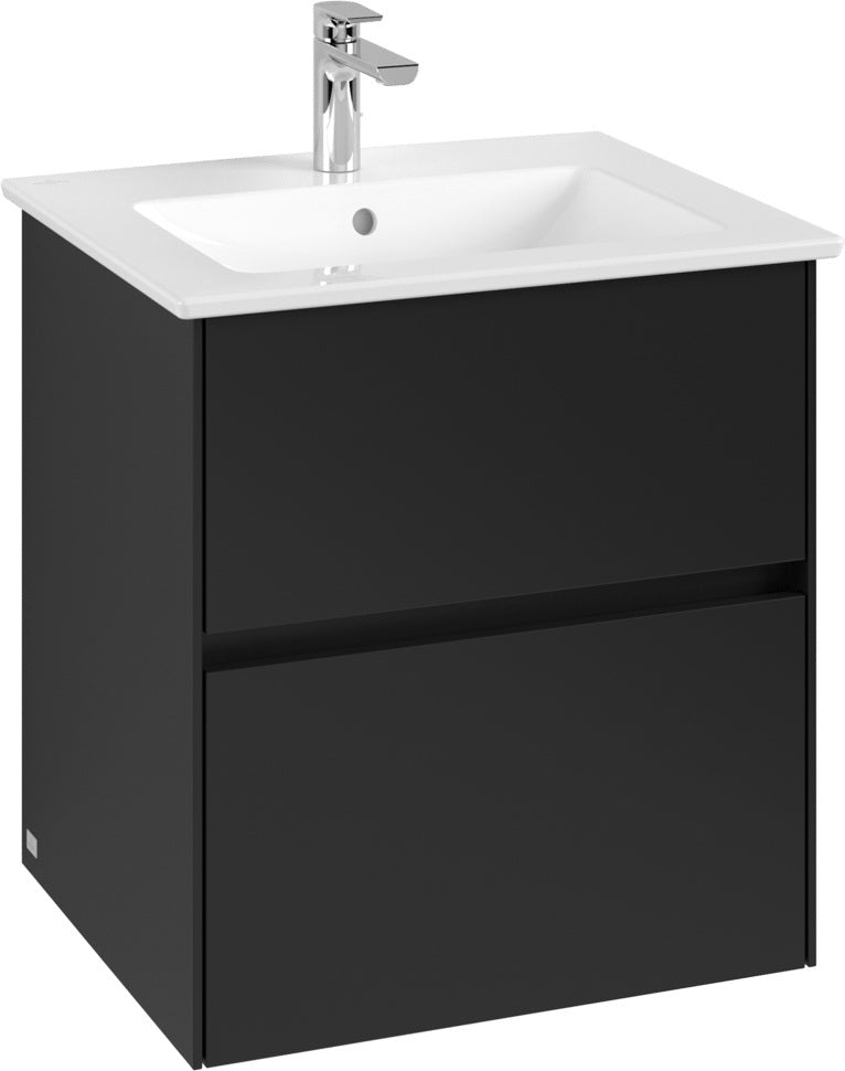 Villeroy & Boch Collaro Waschbeckenunterschrank C142 B0 White Oak mit Beleuchtung & SoftClosing