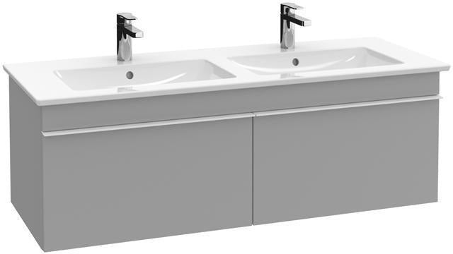 Villeroy & Boch Venticello Waschbeckenunterschrank 1253 mm Glossy White – 2 Auszüge, wandhängend