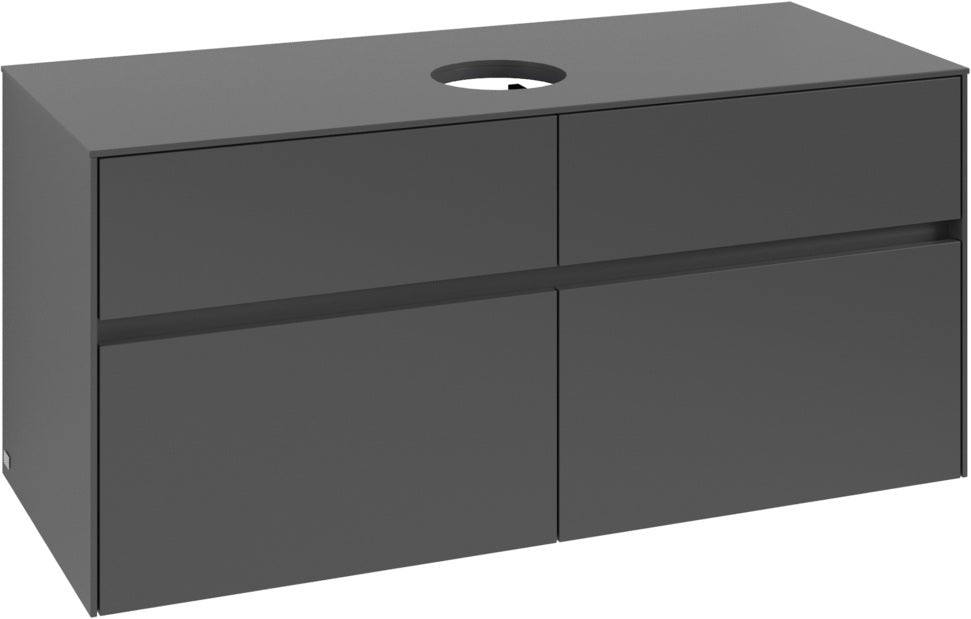 Villeroy & Boch Waschtischunterschrank Collaro C041 White Oak 1200 mm mit 4 Auszügen
