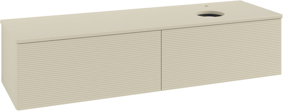 Villeroy & Boch Antao Waschtischunterschrank 1600 mm Anthracite Matt Lack 2 Auszüge