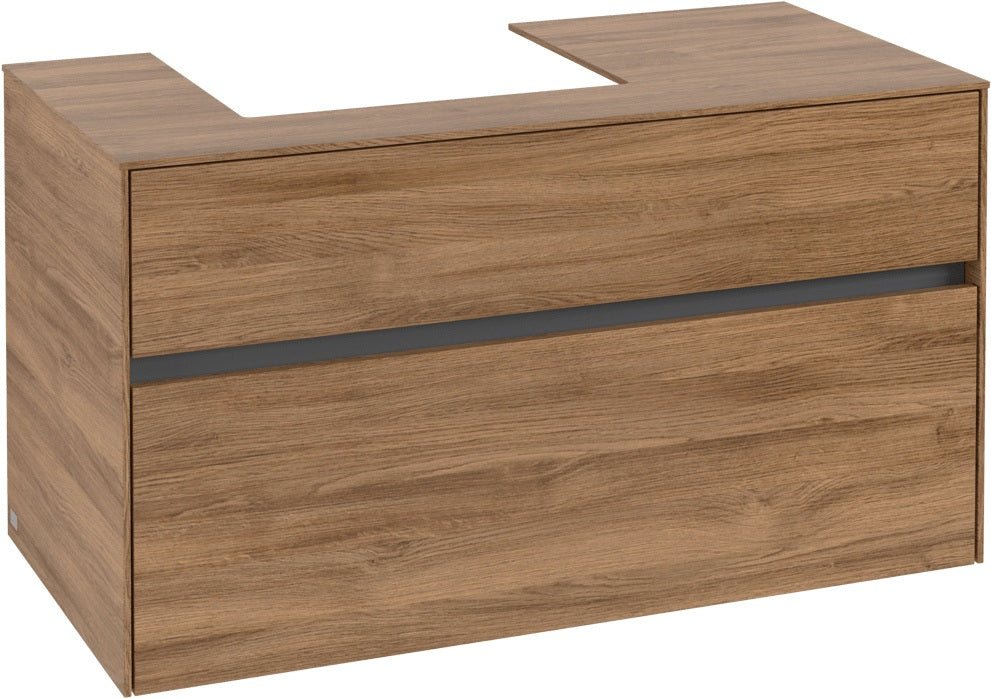 Villeroy & Boch Waschbeckenunterschrank Collaro C014 Kansas Oak 1000 mm mit SoftClosing