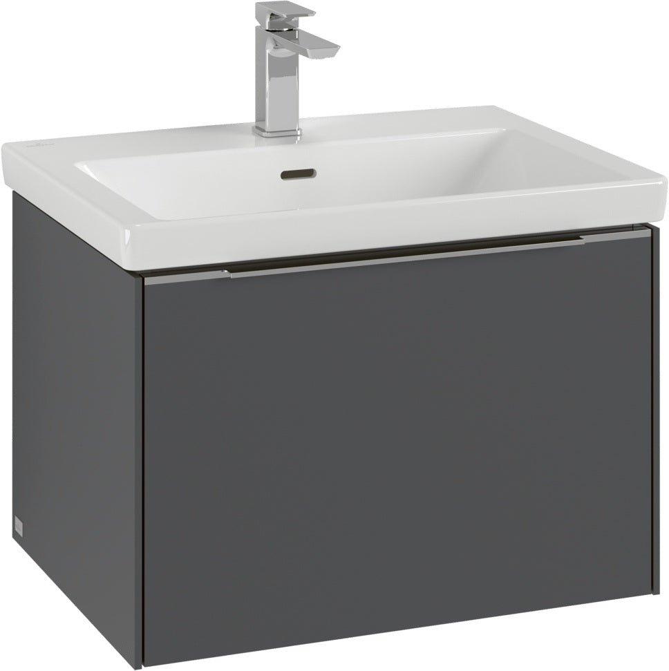 Villeroy & Boch Subway 3.0 Waschtischunterschrank C57500, 622 mm, Brilliant White, mit SoftClosing-Auszug
