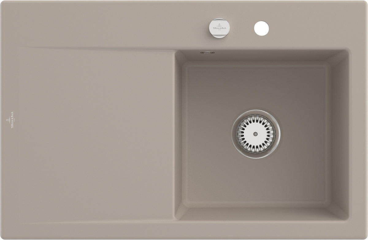 Villeroy & Boch Einbauspüle Subway Style 45 Stone White CeramicPlus 780x510 mm
