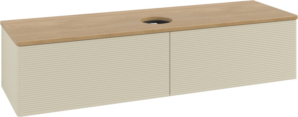 Villeroy & Boch Waschbeckenunterschrank Antao K36110 1600 mm Anthracite Matt Lacquer