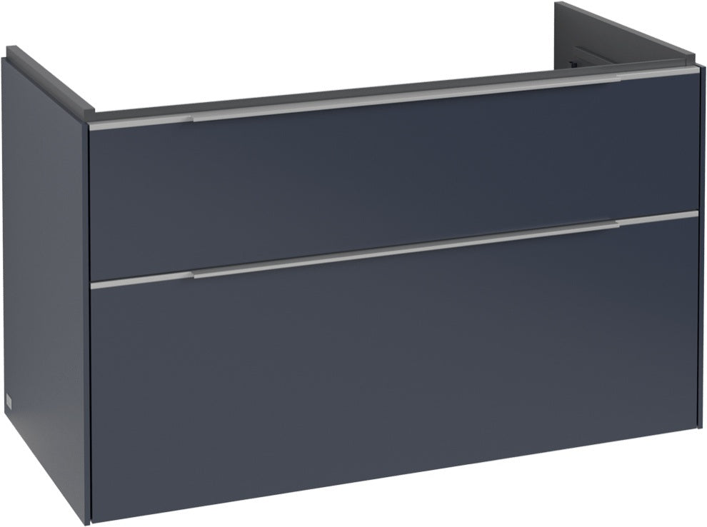 Villeroy & Boch Subway 3.0 Waschtischunterschrank C570L0 Brilliant White mit LED-Beleuchtung und SoftClosing