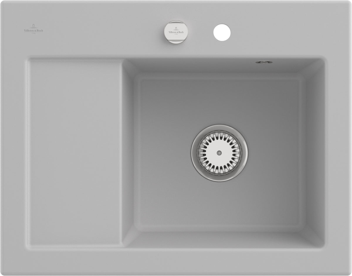 Villeroy & Boch Einbauspüle Subway 45 Compact 331301 Weiß Alpin CeramicPlus 650x510mm