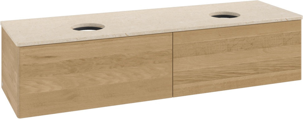 Villeroy & Boch Waschtischunterschrank Antao K39013 1600 mm Warm Walnut mit 2 Auszügen