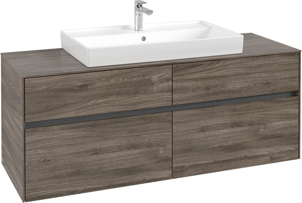 Villeroy & Boch Waschtischunterschrank Collaro C08800 1400 mm Stone Oak mit 4 Auszügen