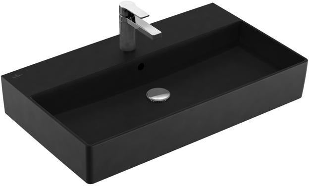 Villeroy & Boch Memento 2.0 Waschtisch 800x470 mm Ebony CeramicPlus rechteckig