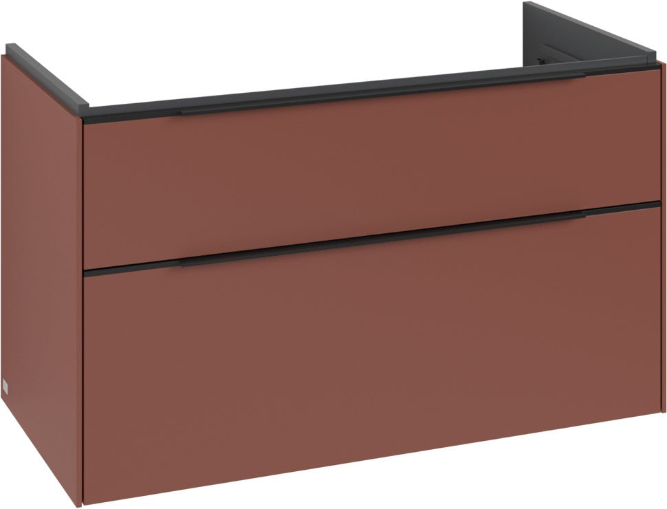 Villeroy & Boch Subway 3.0 Waschtischunterschrank C570L0 Brilliant White mit LED-Beleuchtung und SoftClosing