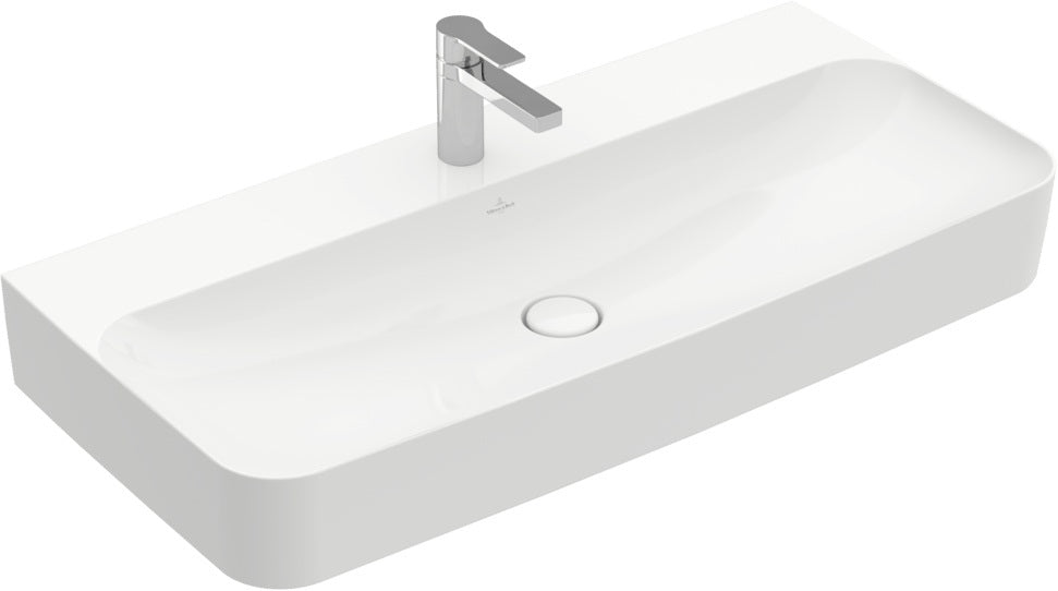 Villeroy & Boch Wandwaschbecken Finion 41681H 1000 mm Weiß Alpin CeramicPlus