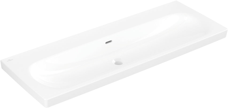 Villeroy & Boch Doppelwaschtisch Skyla 5A51C6 1200x460x160mm Rechteck Weiß Alpin