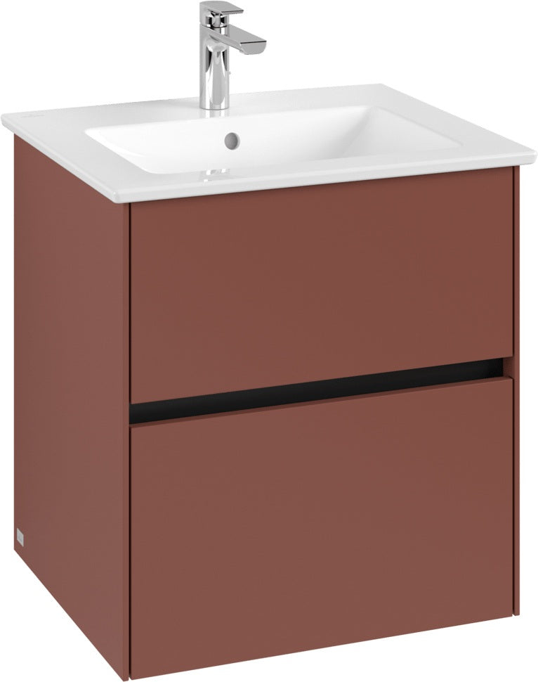 Villeroy & Boch Waschbeckenunterschrank Collaro C142 White Oak 561 mm mit SoftClosing