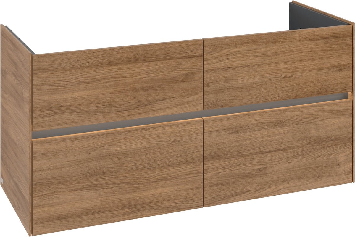 Villeroy & Boch Waschtischunterschrank Collaro C147 B0 1261 mm White Matt mit LED-Beleuchtung