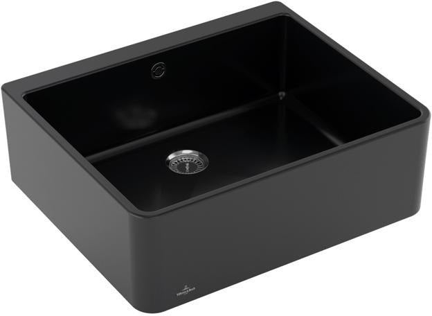 Villeroy & Boch Spülstein Einzelbecken 60 X Keramik Ebony CeramicPlus 595x500mm