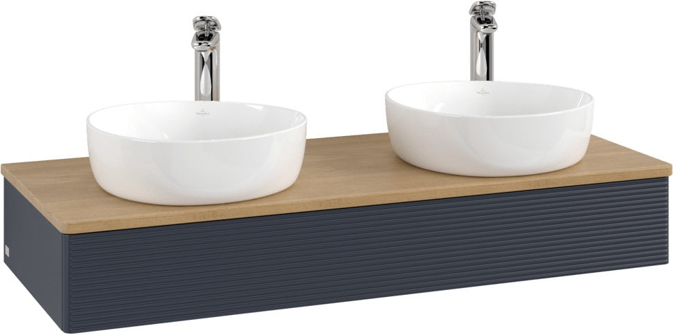 Villeroy & Boch Antao Waschtischunterschrank 1200 mm Anthracite Matt mit LED-Auszugsbeleuchtung