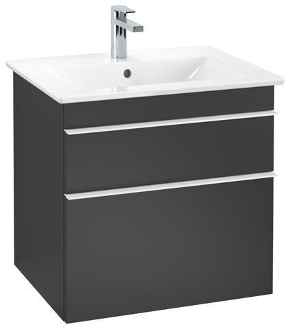 Villeroy & Boch VENTICELLO Waschtischunterschrank 603 mm Santana Oak mit 2 Auszügen und Glasabtrennungen
